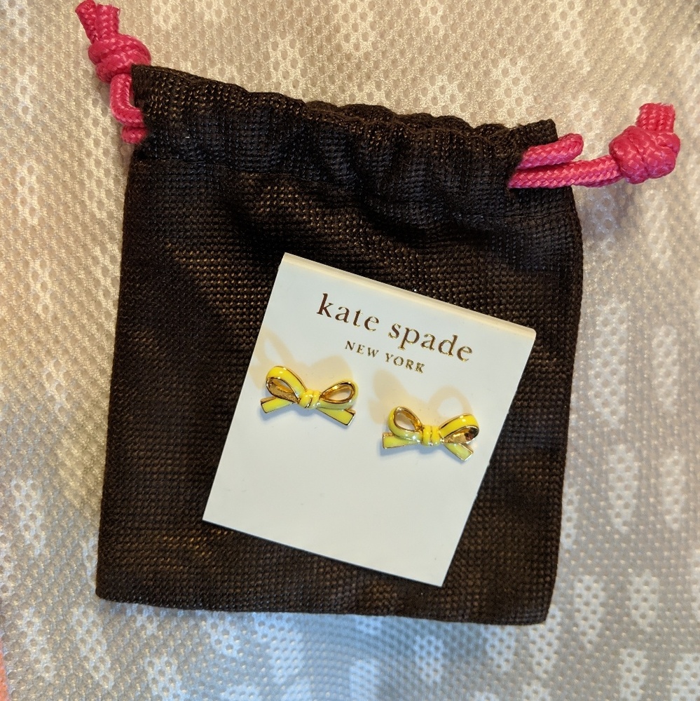 Kate Spade bow earrings